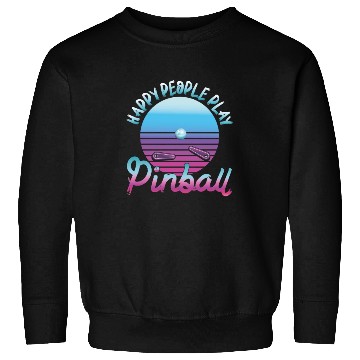 Discover Happy People Play Pinball Retro 80s Sweatshirts