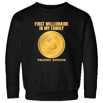 Discover Bitcoin Millionaire Decentralized Crypto Sweatshirts