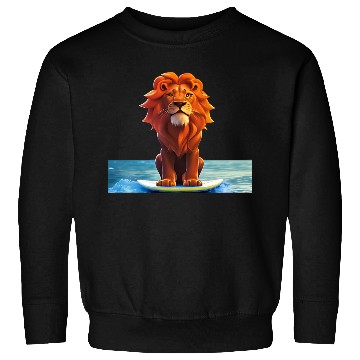 Discover Surfer lion Sweatshirts