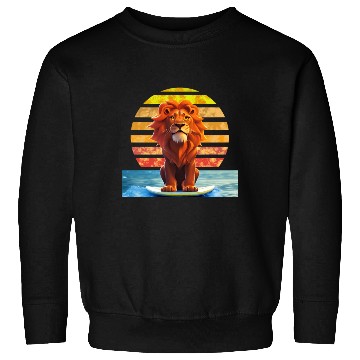Discover Surfer lion Sweatshirts