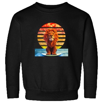 Discover Surfer lion Sweatshirts