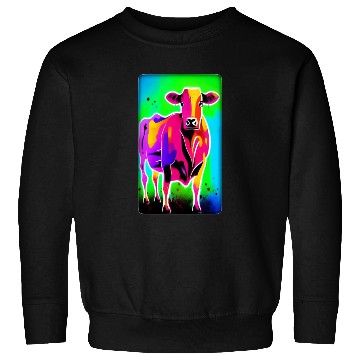 Discover Abstract Cattle, digital painting Sweatshirts