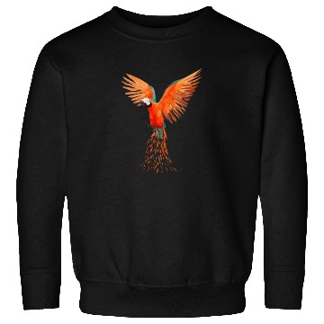 Discover Colourful Macaw Parrots - Modern Bird Design Sweatshirts