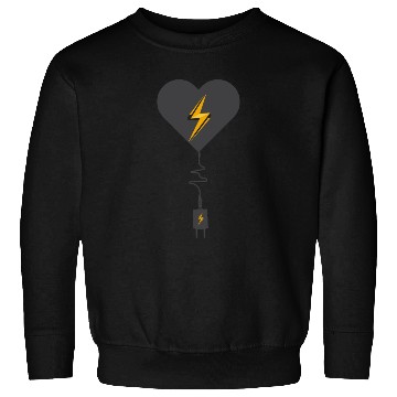 Discover Charging My Heart Good Sweatshirts show your feeling