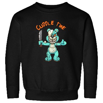 Discover Cuddle time Teddys Horror Halloween Sweatshirts