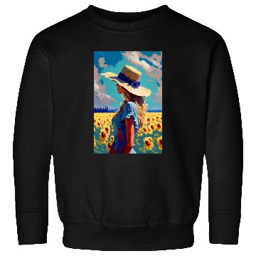 Discover Sunflower girl summer Sweatshirts