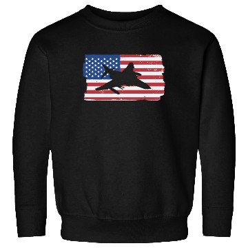 Discover F-4 Phantom Fighter Jet American Flag F4 Phantom Sweatshirts