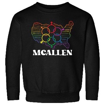 Discover McAllen Pride Month Pride Flag LGBT Community LGBT Sweatshirts