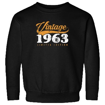 Discover 60 Years Vintage 1963 Retro 60th Birthday Sweatshirts