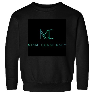 Discover Miami Conspiracy Green Logo Sweatshirts
