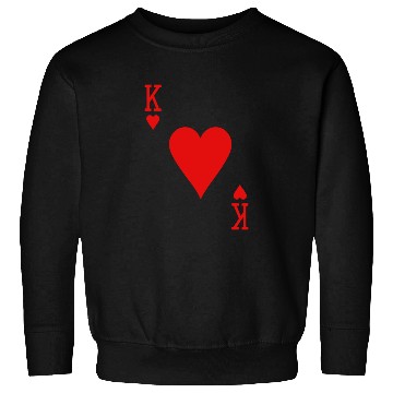Discover King Of Hearts Matching Couple Saint Valentine's D Sweatshirts