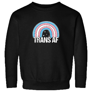 Discover Trans AF Transsexual Transgender Pride Flag Rainbo Sweatshirts