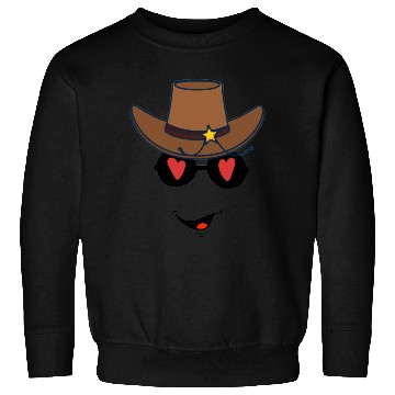 Discover FUNNY COWBOY FACE Sweatshirts