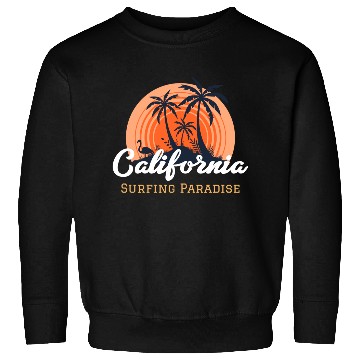 Discover California surfing paradise Sweatshirts