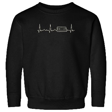 Discover VHS Tape. Heart. Love. EKG. Pulse. Beat. Sweatshirts