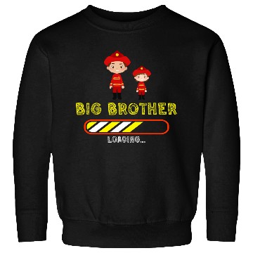 Discover Big brother fire truck fireman Sweatshirts