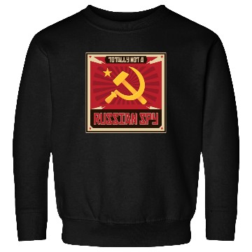 Discover Funny Russian Spy USSR Soviet Union Russia Hammer Sweatshirts