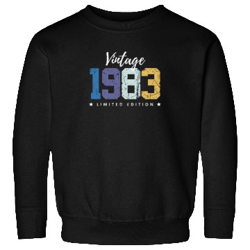 Discover 40 Years Vintage 1983 Retro 40th Birthday Sweatshirts