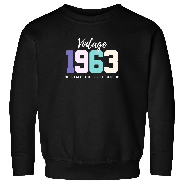 Discover 60 Years Vintage 1963 Retro 60th Birthday Sweatshirts