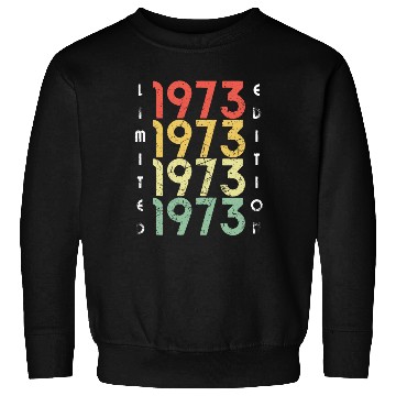 Discover 50 Years Vintage 1973 Retro 50th Birthday Sweatshirts