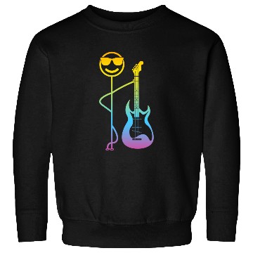 Discover Funny Guitar Player - Funny Stick Figure Bass Guit Sweatshirts