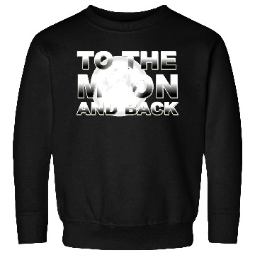 Discover TO THE MOON AND BACK SILVER Sweatshirts