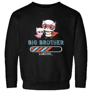 Discover Big brother super hero panda cat Sweatshirts