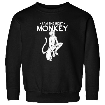 Discover Orangutan Monkey Chimpanzee Monkey - I Am The Best Sweatshirts