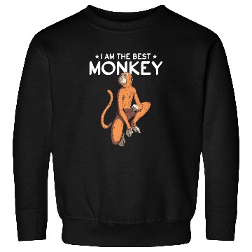 Discover Chimpanzee Monkey Orangutan Monkey - I Am The Best Sweatshirts