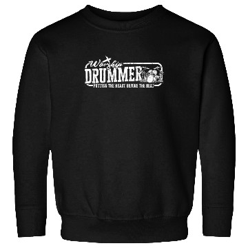 Discover drumsticks Drum Music Christian Drummer church Sweatshirts
