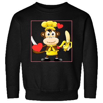 Discover Banana monkey cooks Sweatshirts