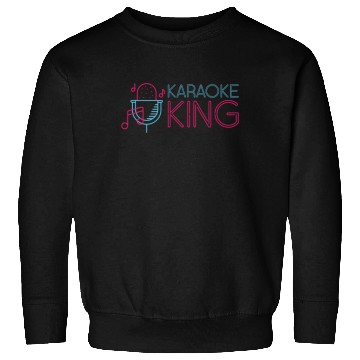 Discover Karaoke Singer 80s Retro Karaoke Sweatshirts