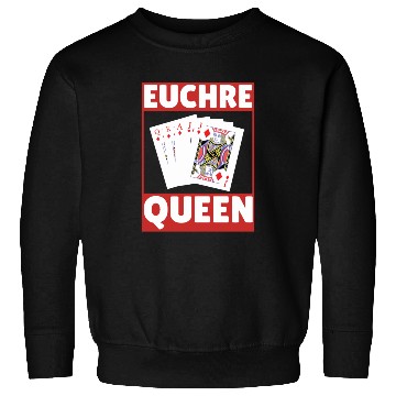Discover Euchre Queen - Euchre Player Card Game Euchre Sweatshirts