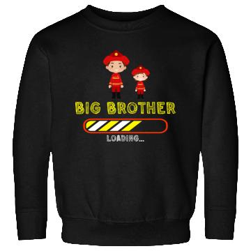 Discover Big brother fire truck fireman 2023 Sweatshirts