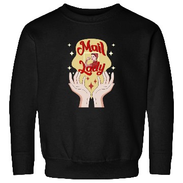 Discover Mailman Sweatshirts, Mail Lady Stamp Sweatshirts, Cute Mail