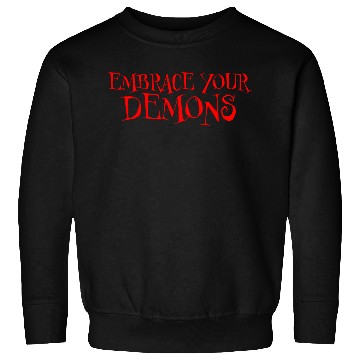 Discover Embrace Your Demons red Sweatshirts