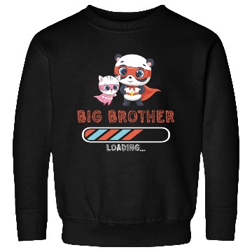 Discover Big brother super hero panda cat 2023 Sweatshirts