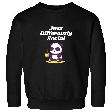 Discover Just Differently Social Nerd Introvert Weird Antis Sweatshirts