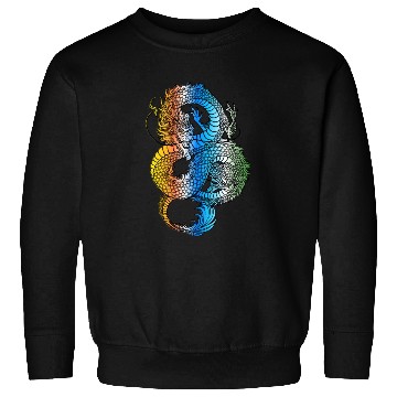 Discover Japanese Dragon Vintage Demon Retro 102 Sweatshirts