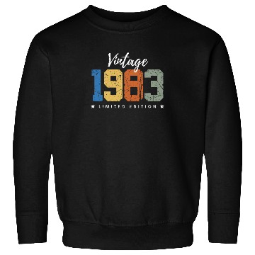 Discover 40 Years Vintage 1983 Retro 40th Birthday Sweatshirts