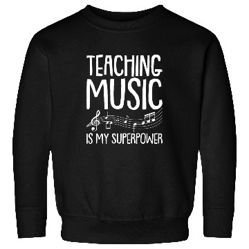 Discover Music Teacher Musical Notes Sweatshirts