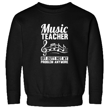 Discover Music Teacher Musical Notes Sweatshirts