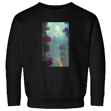 Discover Neon Nights, Futuristic Lights Sweatshirts
