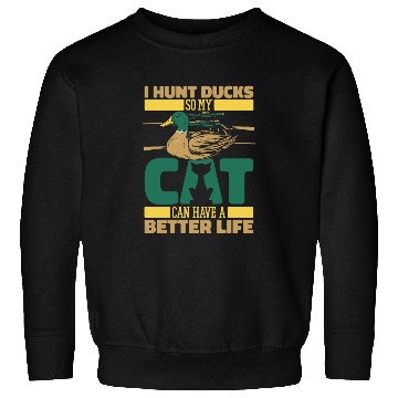 Discover Duck Hunting Cat Sweatshirts