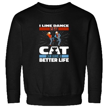 Discover Line Dance Line Dancing Cat Sweatshirts
