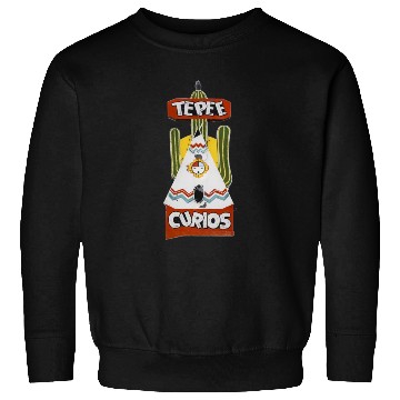 Discover Tepee Curios Route 66 Neon Tucumcari New Mexico Sweatshirts
