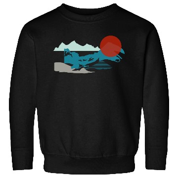 Discover Mountains And Sun Sweatshirts