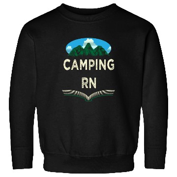 Discover Camping RN Camper Forest Camp Jungle Vacation Wild Sweatshirts