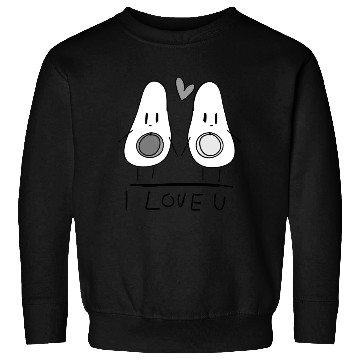 Discover i love you avocado couple food Sweatshirts