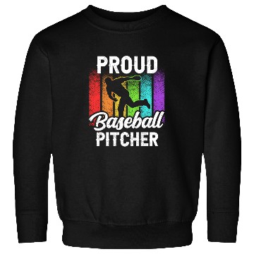 Discover Proud Baseball Pitcher Sayings Player Hobby Sweatshirts